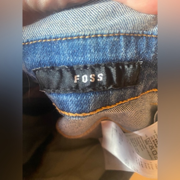 RVCA Foss Skinny Denim Overalls Size 27 - Picture 4 of 14